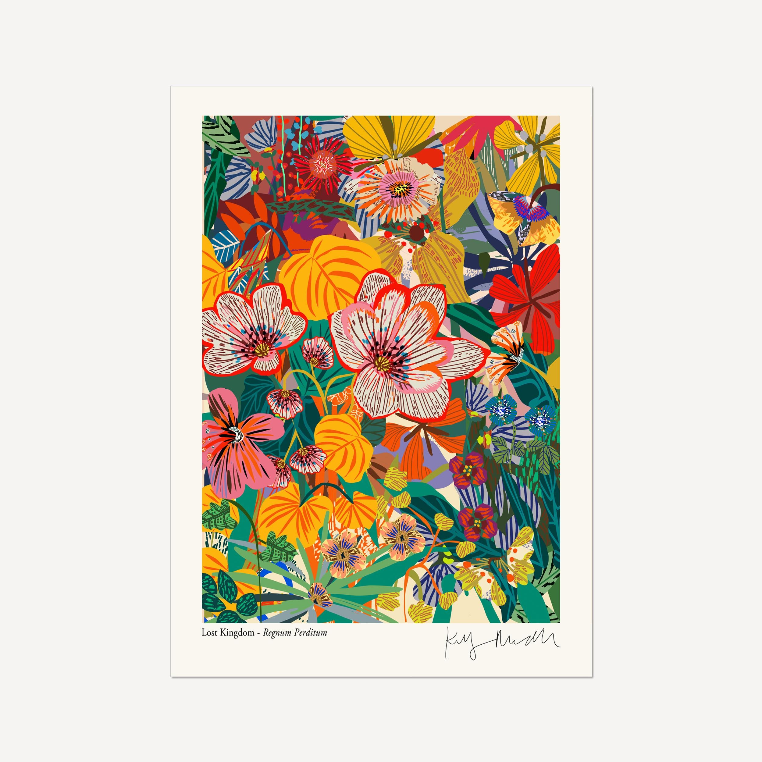 Regnum Perditum botanical wall art print unframed