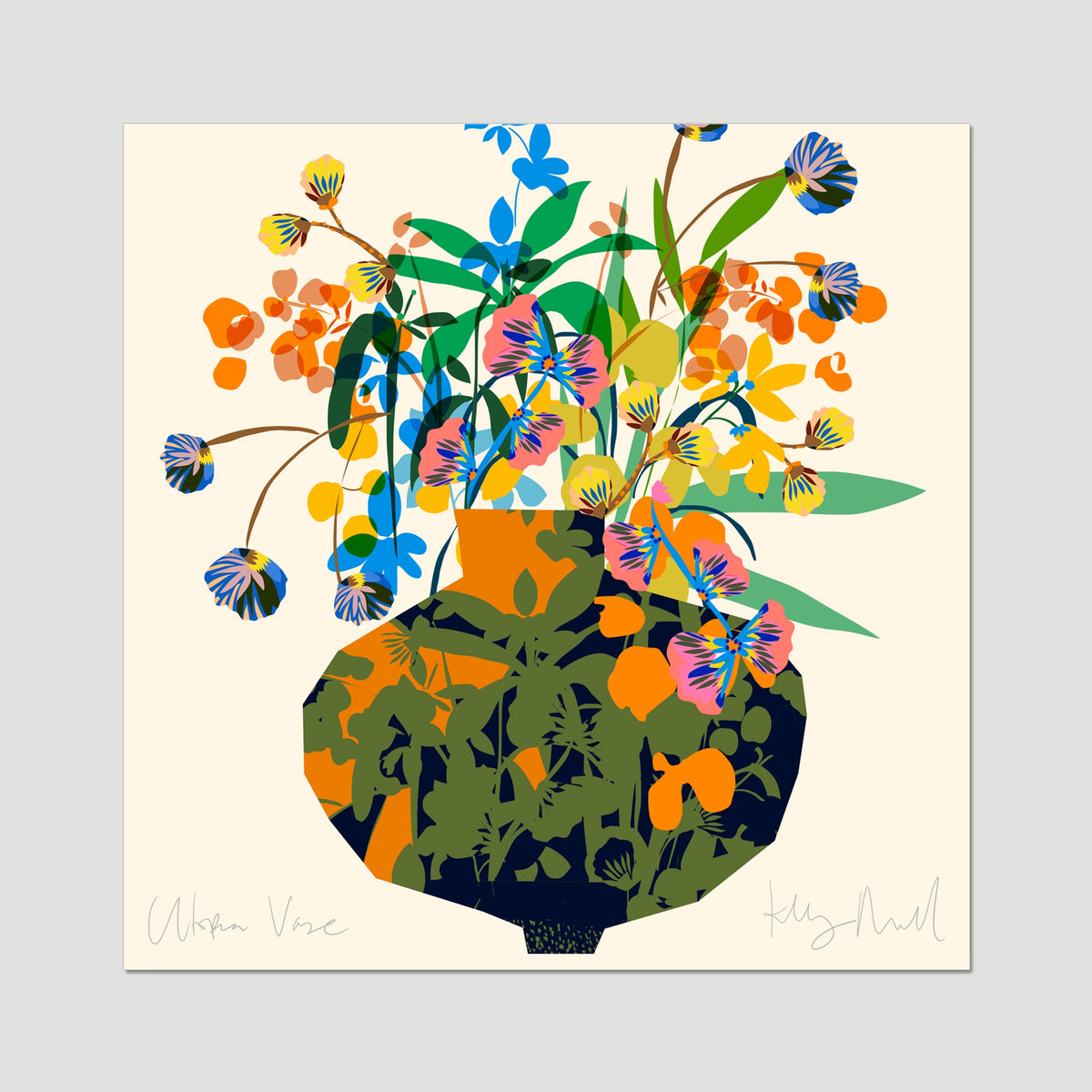 Utopia Vase fine art print by Kitty McCall, unframed