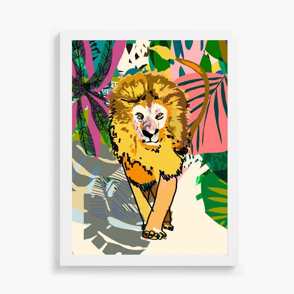 Lion Giclée Fine Art Print-Art Print-Kitty McCall