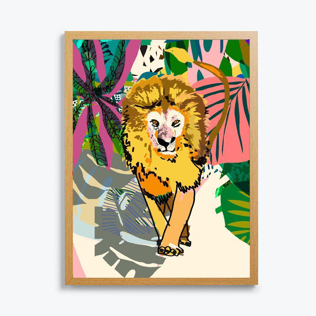 Lion Giclée Fine Art Print-Art Print-Kitty McCall