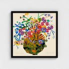 Antheia Vase fine art giclée print by Kitty McCall in Black Frame