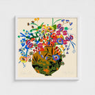 Antheia Vase fine art giclée print by Kitty McCall in White Frame