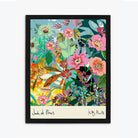 Jardin de Fleurs fine art print by Kitty McCall in a black frame