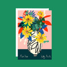 Set of 10 Colour Block Vase cards by Kitty McCall, featuring vibrant and bold vase designs with colourful floral arrangements, perfect for gifting, decorating, or sending heartfelt messages.