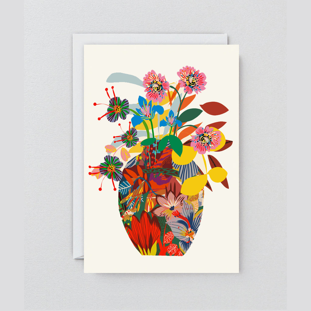 botanical loral vase art card detail lost kingdom