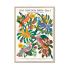 framed botanical bird wall art print by Kitty McCall