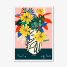 Miro Vase fine art print by Kitty McCall in a white frame