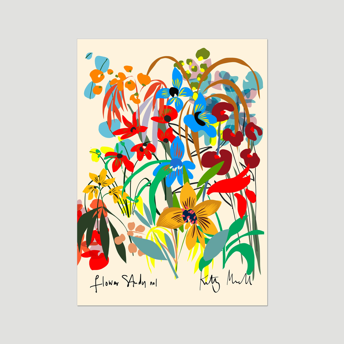 Flower Study No. 1 fine art print by Kitty McCall, unframed