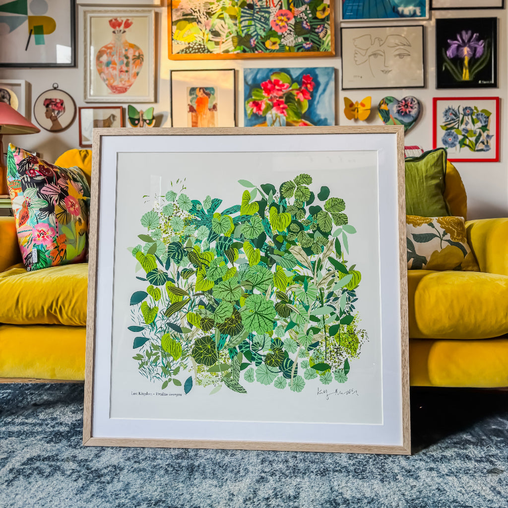 botanical-art-print-gallery-wall-yellow-sofa-living-room.jpg