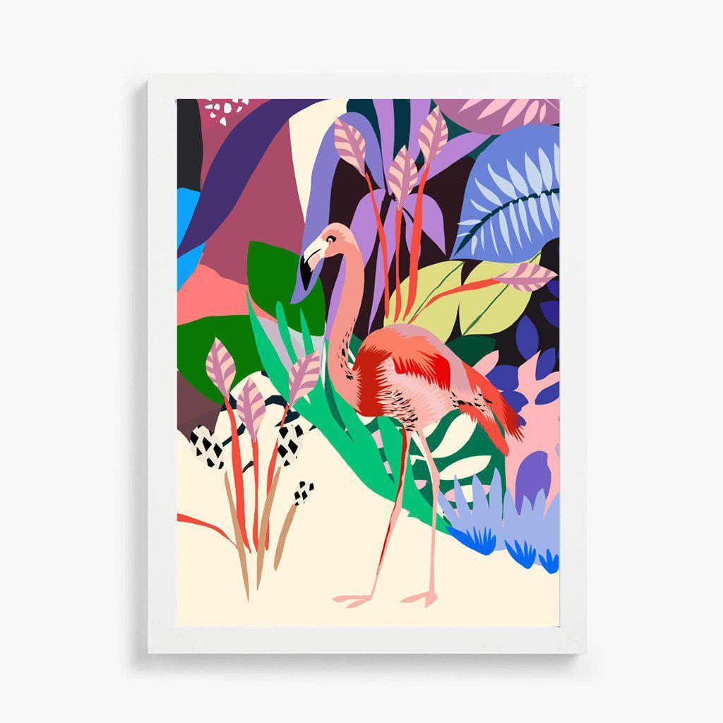 Flamingo Giclée Fine Art Print-Art Print-Kitty McCall