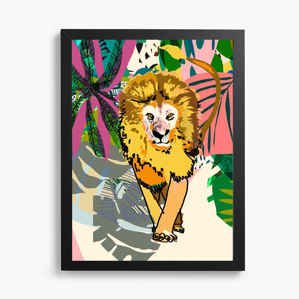 Lion Giclée Fine Art Print-Art Print-Kitty McCall