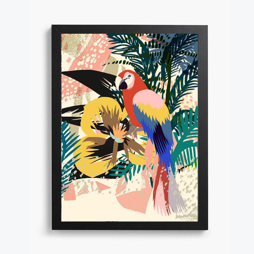 Parrot Giclée Fine Art Print-Art Print-Kitty McCall