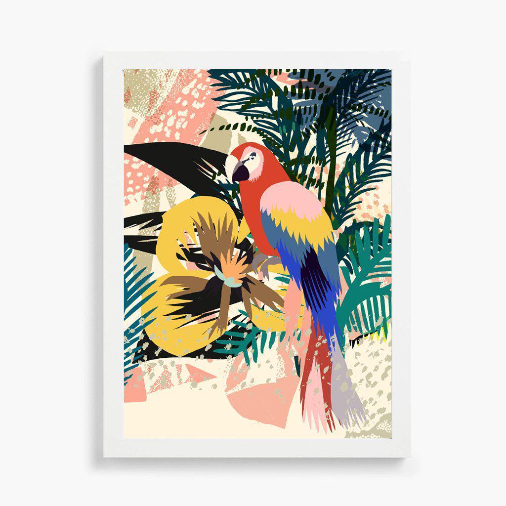 Parrot Giclée Fine Art Print-Art Print-Kitty McCall