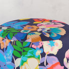 Velvet Plumeria Summer Pouf