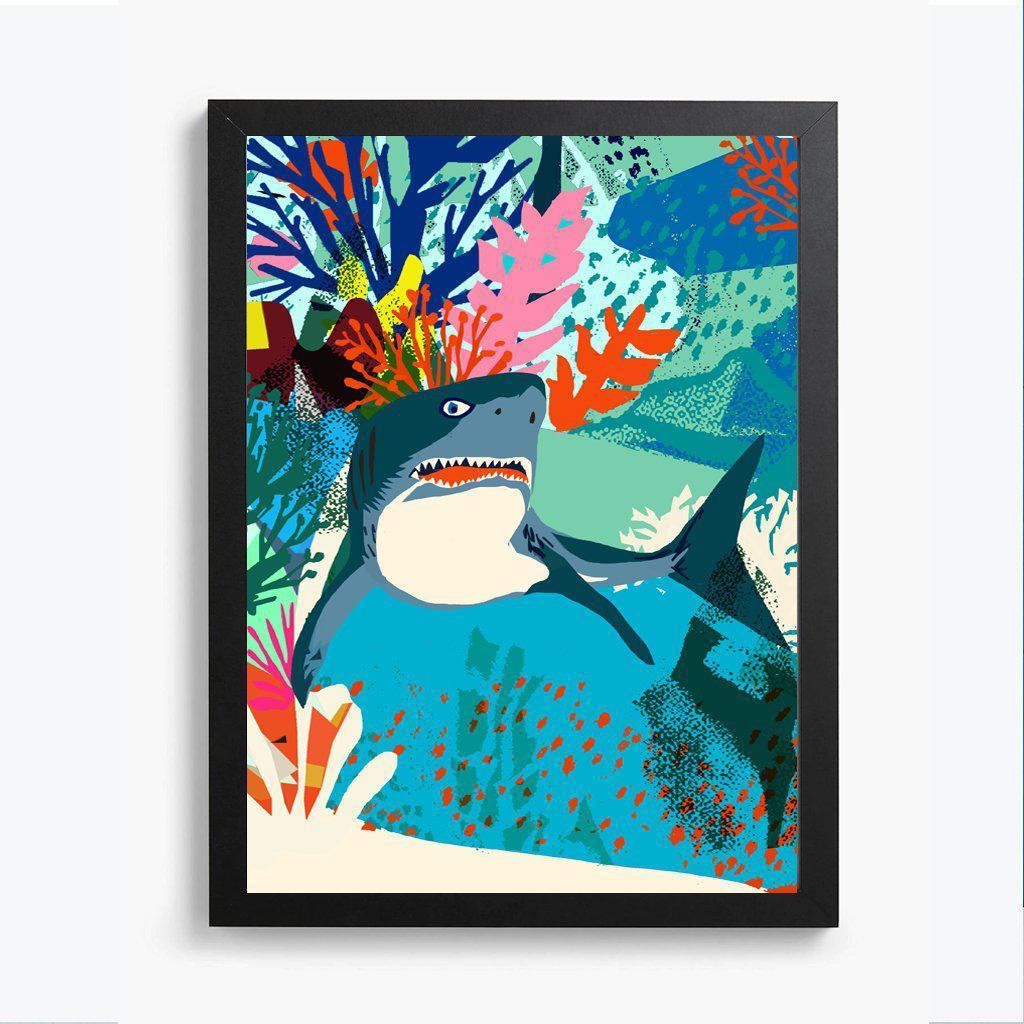 Shark Giclée Fine Art Print-Art Print-Kitty McCall