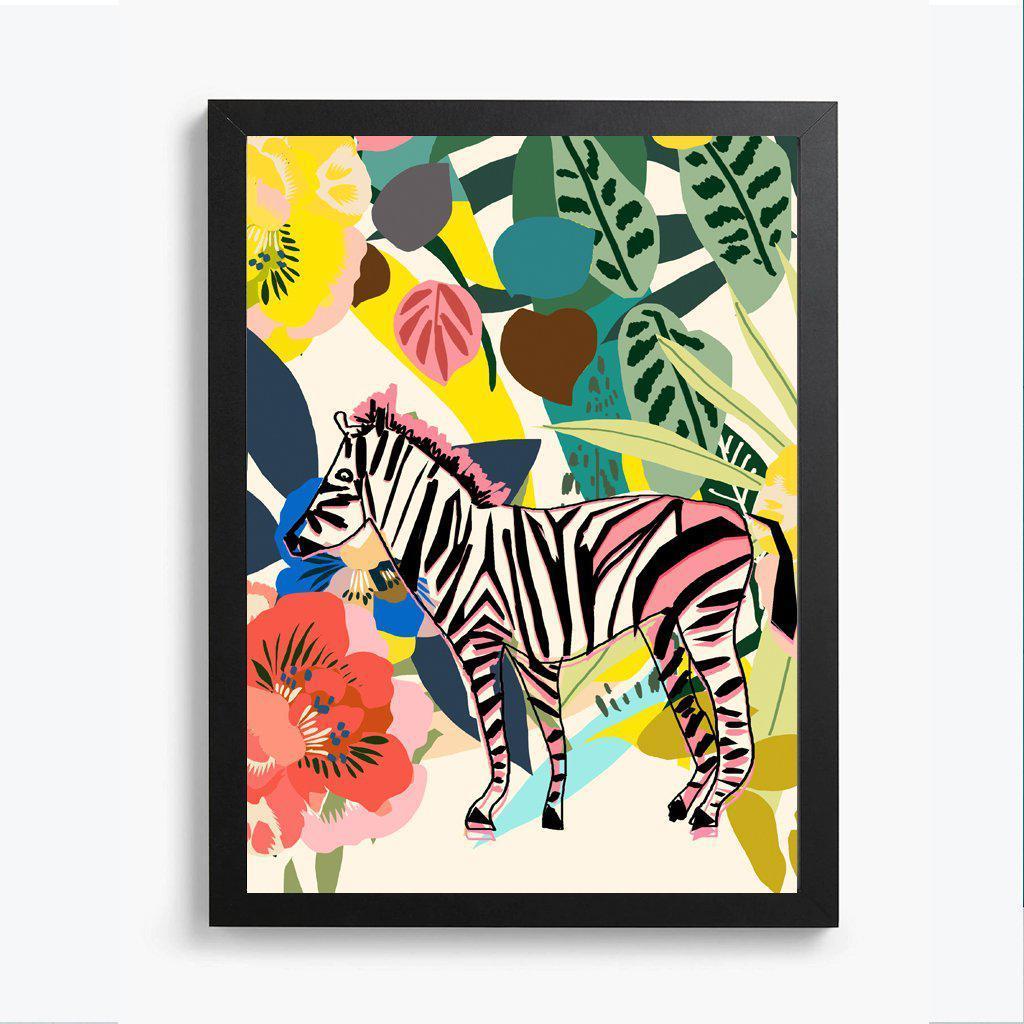 Zebra Giclée Fine Art Print-Art Print-Kitty McCall